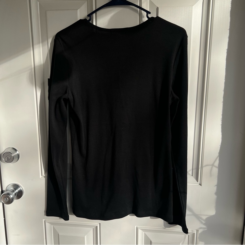Ralph Lauren Black Long Sleeve Tee size M - Picture 6 of 7